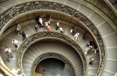Den dobbelte spiral trappe som fører fra Vatikan museerne til udgangen