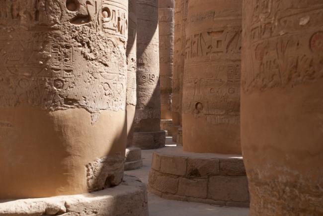 Søjlehallen i Karnak templet